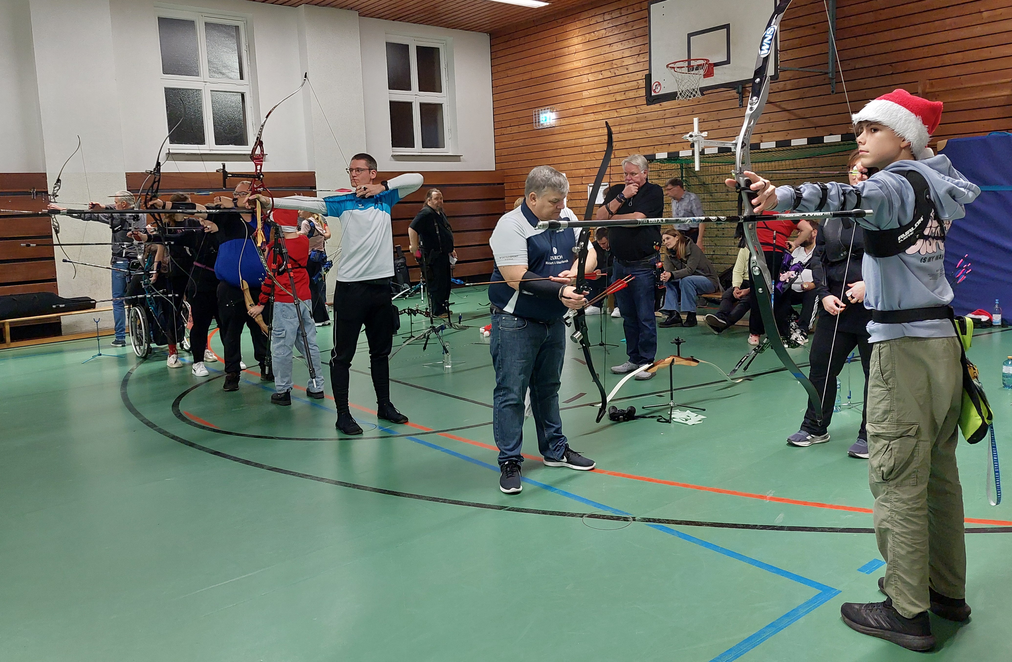 Nikolausschießen Schießlinie